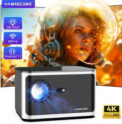 Magcubic WIFI Android Projector HY350 PRO 580ANSI  11 4K 1080P Wifi6