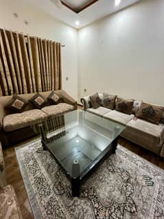 Final Price! Luxury Wooden Centre Table with Thick New Glass