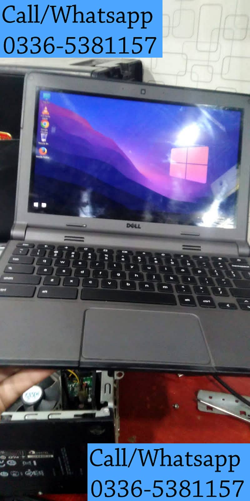 A+ Fresh Stock Windows Chromebook Dell Chrome Book 5 Hours Battery 3