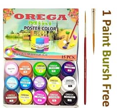 15 pcs Poster Paints Set. Only home Delivery in All Pakistan