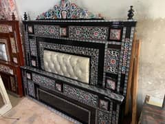 bed dressing with side table for sale