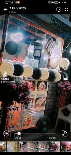 showarma/burger counter