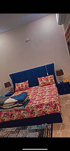 Velvet King size Bed
