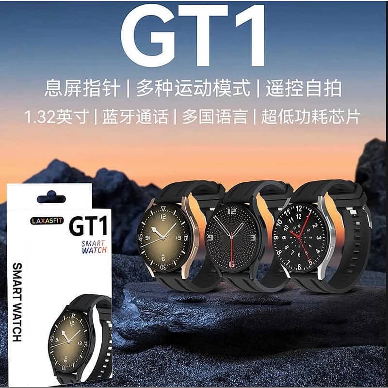 GT1 Smartwatch with Bluetooth Calling & Touch Display 5