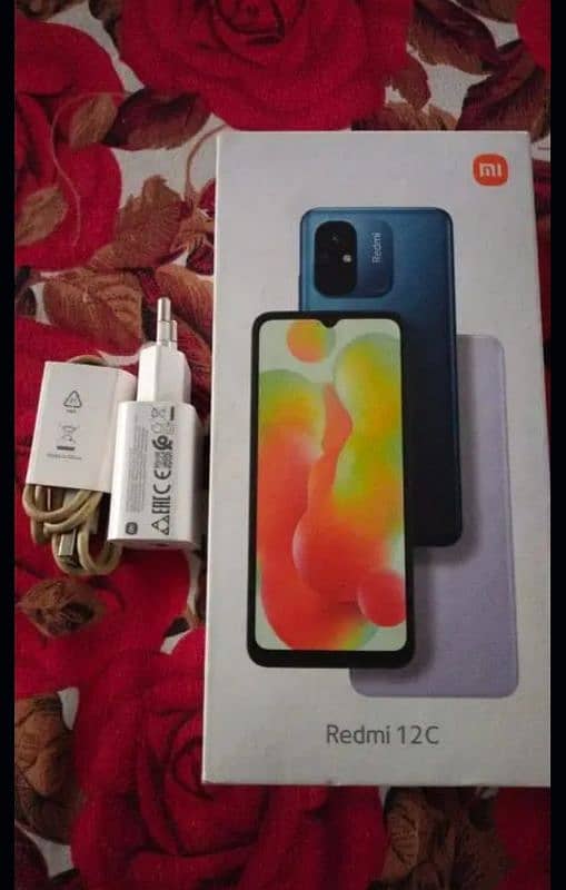 redmi 12c with original box and charger available / not open 1