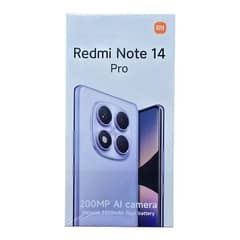 Redmi Note 14 pro Box pack 8-256 Black