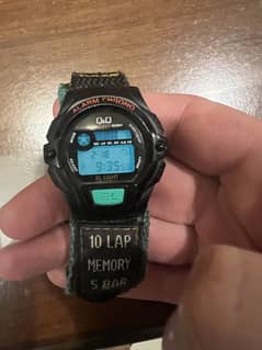 Q&Q original Sports Watch (with alarm back light and  stopwatch)