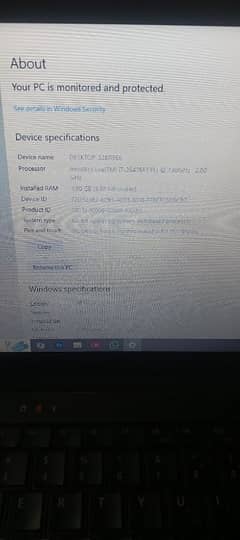 Dell Laptop i7 2nd generation 256GB 10/8