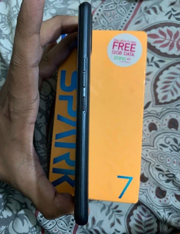 Tecno Spark 7 with complete box 3