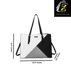 Women's PU Leather Plain Tote Bags