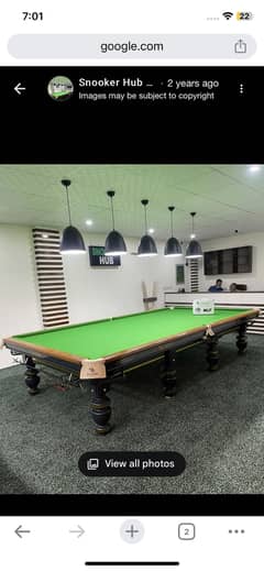 Snooker club table man