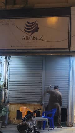 Shop for Rent Prime Location Safoora main 200ft road kiran memon hospital