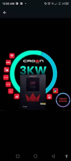 crown 3 kva Xavier series inverter