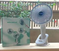 2 in 1 Reachargeable and Portable Table and Hand Fan