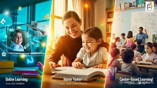 Teaching / Tuitor Services , Online /Home/Centre based