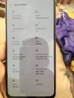 Oppo Reno z 8gb ram 256 gb memory