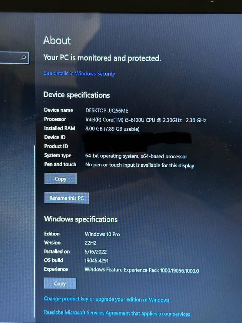 HP notebook Core i3 6th generation 2