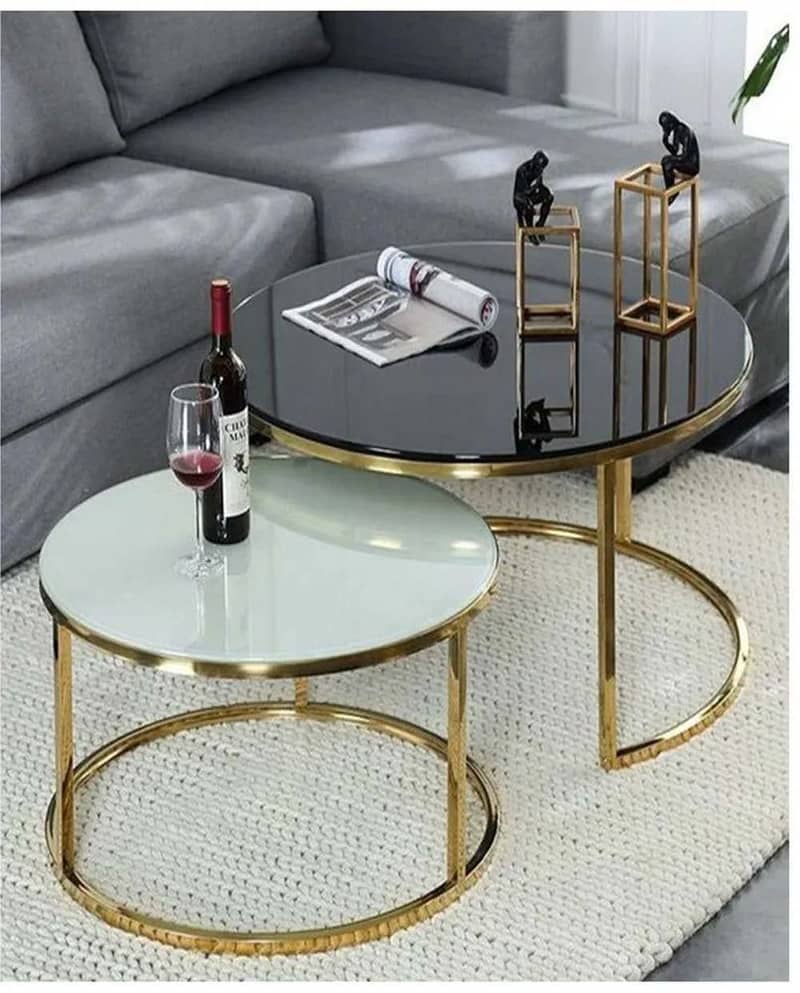 Center teble | Nesting Table| Marble table| Coffee table | Round tabl 3