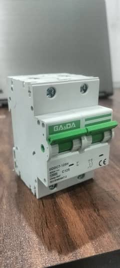 Dc Battery breaker 125A 2 pole Mcb Gada