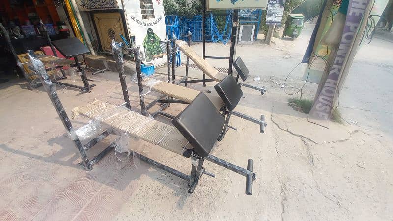 multi bench press abdominal dumbbell plates ez bar gym rod Chest gym 12