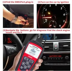KONNWEI KW808 OBD2 Diagnostic Scanner 50% off