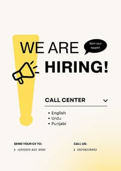 urgently hiring students in call centres