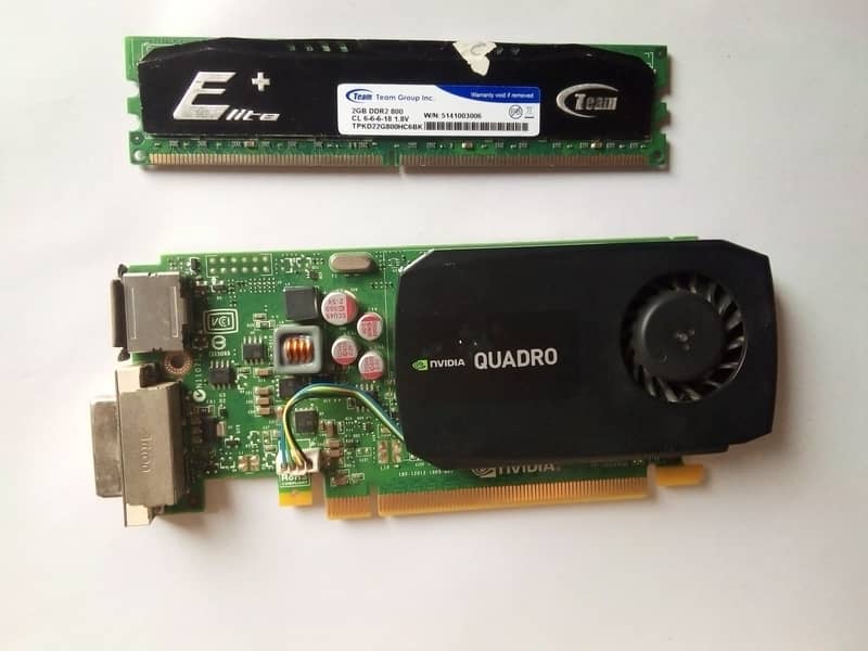 NVIDIA Quadro K600 graphics card 1GB 128 bit DDR2 | DDR 2 RAM 2GB 0