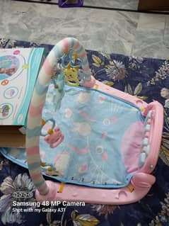 Musical piano play gym (Used once, almost brand new, gift able)