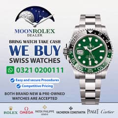 Get Cash / Rolex Cartier Omega Hublot Chanel Corum Graham Breguet Rado