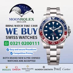 Get Cash / Rolex Cartier Omega Fredrique Constant Concord Blancpain AP