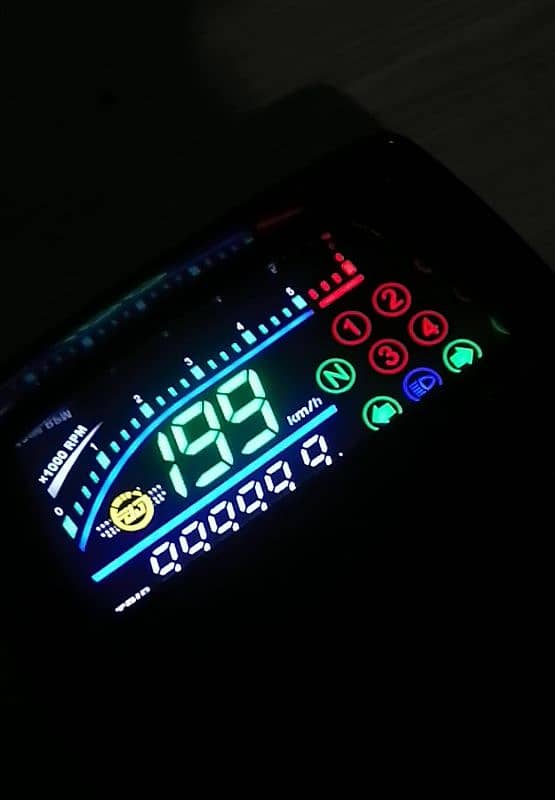 70cc digital speedometer/ led display meter / digital universal meter 0