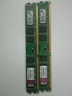 Kingston DDR 3 RAMS 2GB x2 for Sale