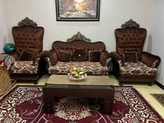 Sofa set 7 seater and table
