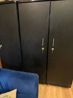 Custom made black shelves 3 months old