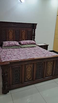 new bed with mattress