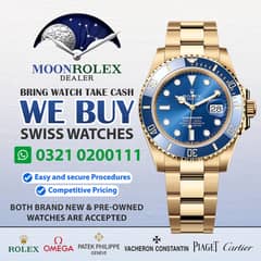 Get Cash / Rolex Cartier Omega Hublot Chanel Corum Graham Breguet Rado