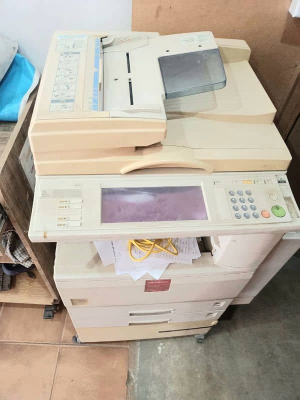 Rico copier machine  in used condition  and running  condition 0
