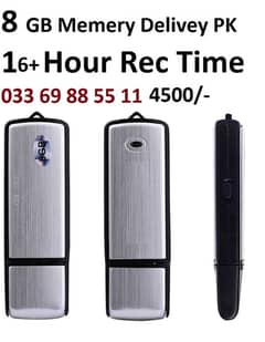 8GB Rechargeable Professional Mini U-Disk USB Voice Recorder
