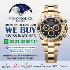 Get Cash / Rolex Cartier Omega Hublot Chanel Corum Graham Breguet Rado