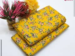 2 Pc women's unstitched suit Free online delivery