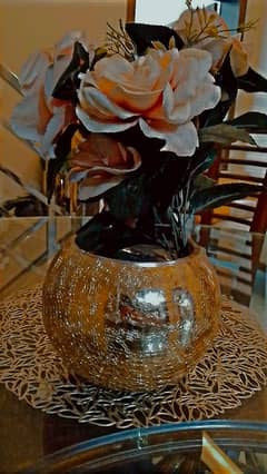Golden Flower Pot