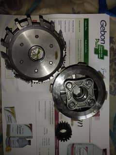 Urgent Sale Cg125 ISH Complete Clutch box with old hub rim Tyre