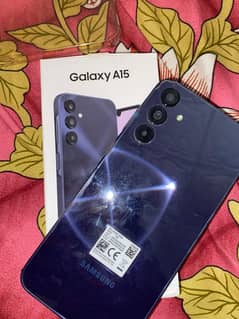 SAMSUNG A15 8/256 WITH BOX AND ORIGINAL CABLE JUST LIKE NEW