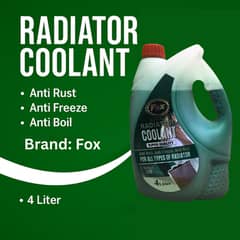 Fox Green Radiator Coolant – 4 Liter | Anti-Rust | Heat Preventive | H