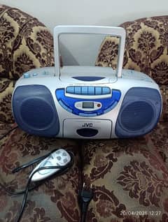 Tape with remote cassette & cd player