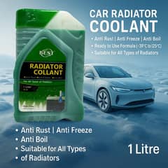1 Litre Green Radiator Coolant – Anti-Rust | Heat Preventive | Long Li