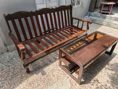 5 SEATER SOFA WITH TABLE