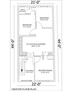 House Plan 2D Plan