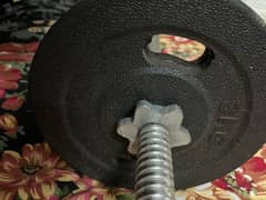 New rod aluminum and 2 plates 3kg hole sale price