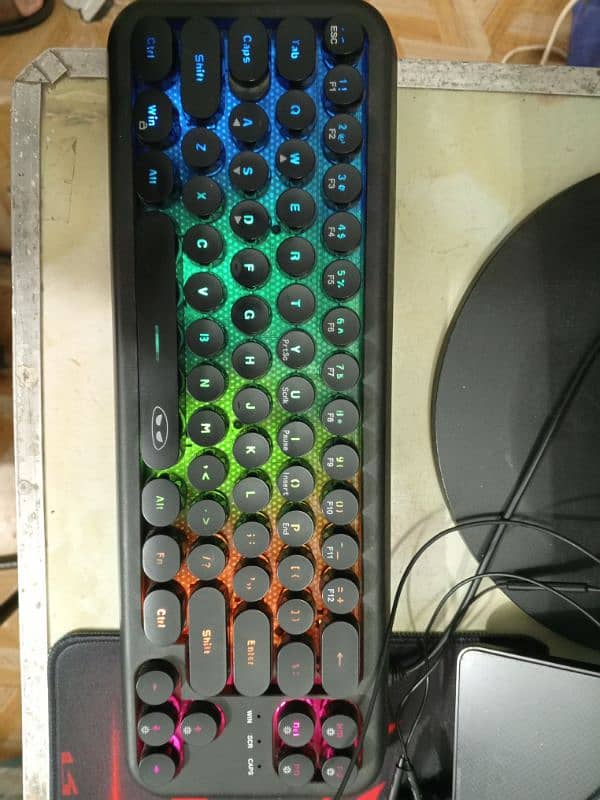Magegee original ts71 Gaming keyboard membrane circular keys 2